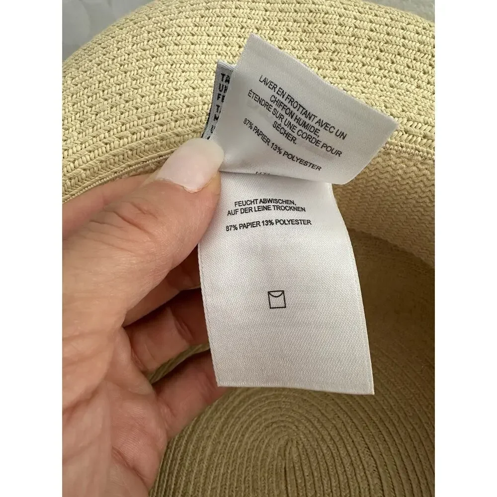 COLUMBIA Womens Woven Sun Hat Tan Wide Brim Sun Goddess Style Outdoor One Size